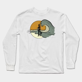 Sea & Surf (Big Front Print) Long Sleeve T-Shirt